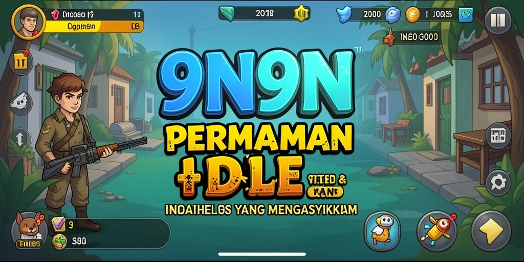 Tampilan gameplay Idle yang seru dan mengasyikkan dari 9N9N.