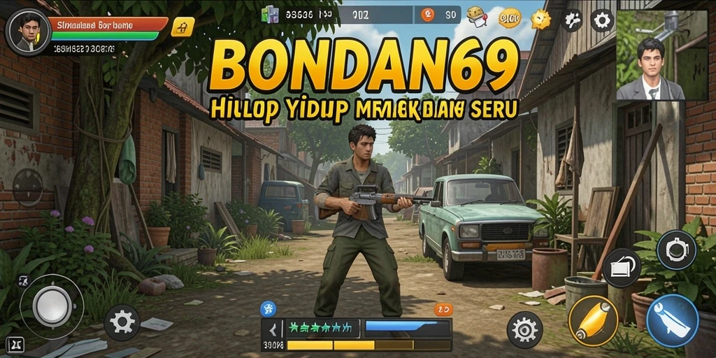 Screenshot gameplay BONDAN69 menampilkan interaksi karakter dalam simulasi kehidupan.