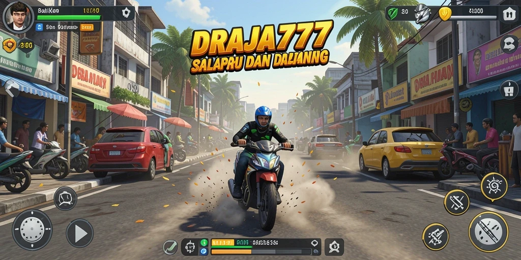 Tampilan menegangkan saat beraksi di DRAJA777 dengan kecepatan tinggi.