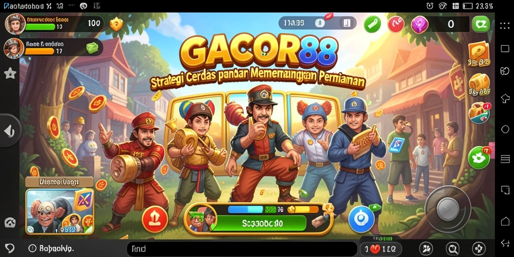 Tampilan gameplay GACOR88 yang menegangkan dan strategis.