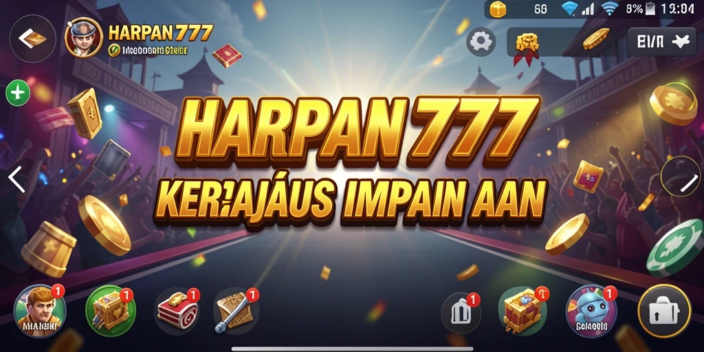 Tampilan menarik dari gameplay HARAPAN777 yang menggambarkan keseruan menjadi tycoon.