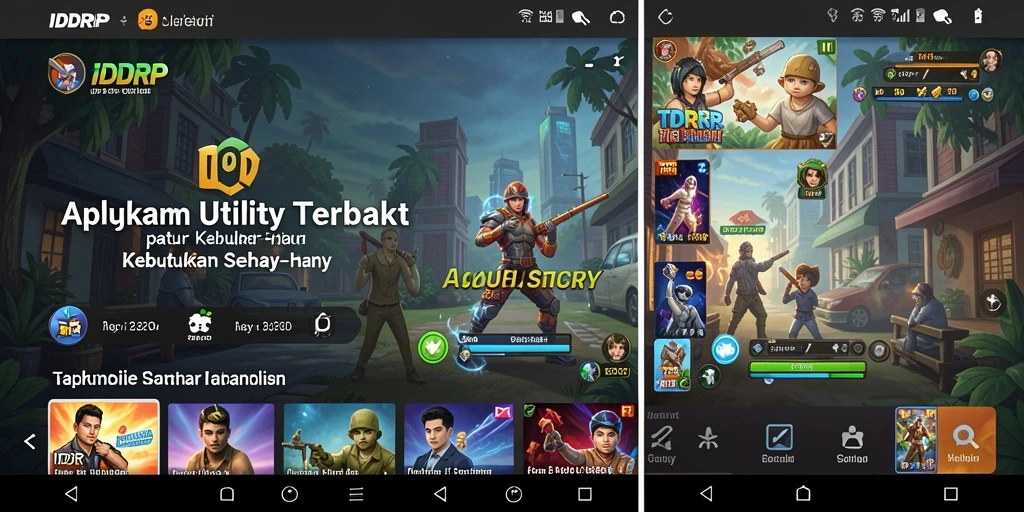 Screenshot menampilkan tampilan antarmuka IDRRP yang user-friendly.