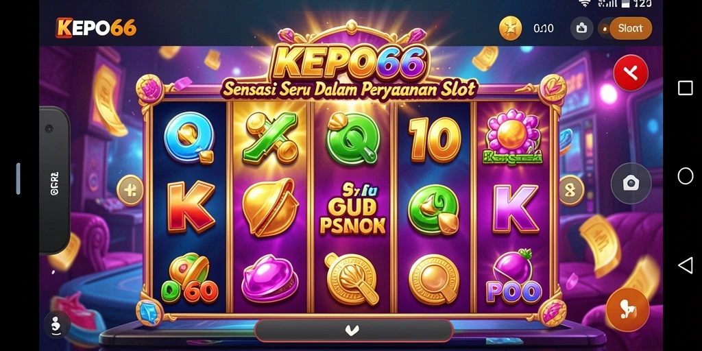 Tangkapan layar utama KEPO66 menunjukkan gameplay slot yang mendebarkan.
