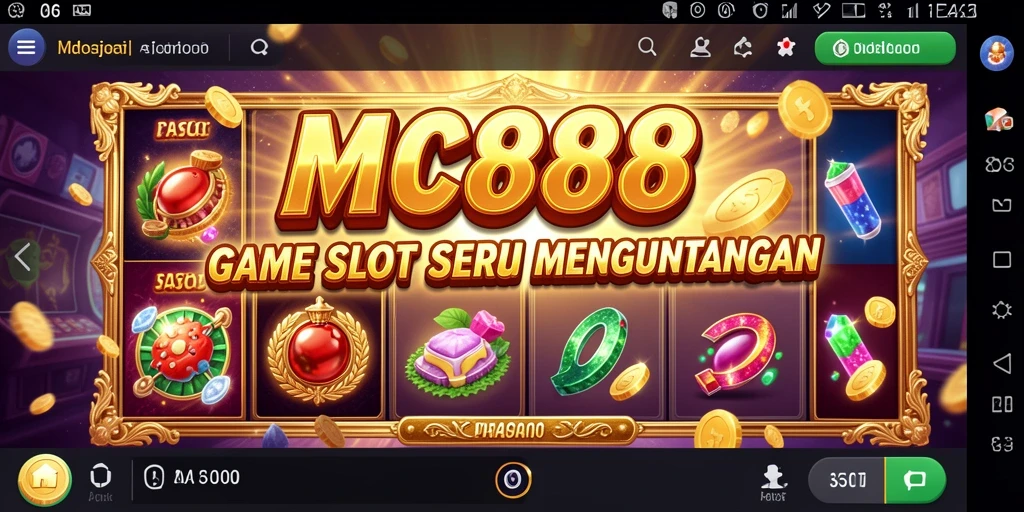 Screenshot MC888 menampilkan gameplay menarik slot yang seru.