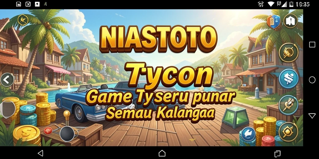 Screenshot gameplay NIASTOTO yang menarik dan penuh strategi bisnis.