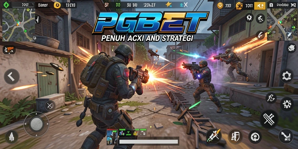 Tampilan dinamis dan mendebarkan dari gameplay PGBET.