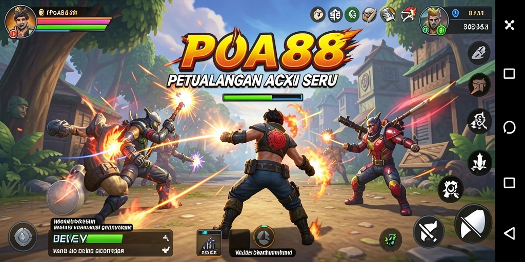 Tampilan gameplay seru di POA88 dengan aksi menegangkan.
