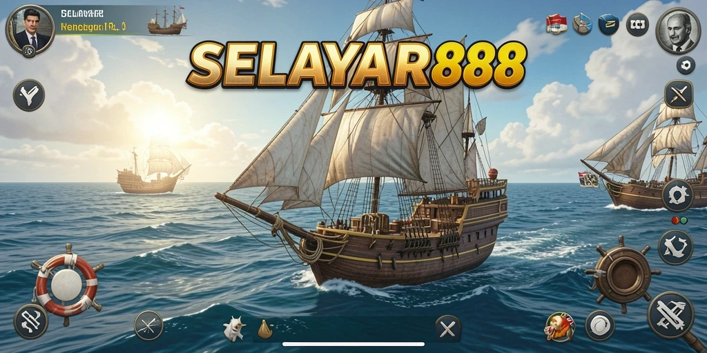 Tangkapan layar gameplay <strong>SELAYAR88</strong> yang menunjukkan aksi pelayaran yang seru.