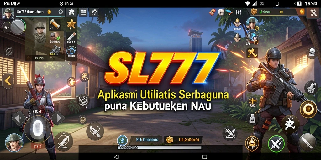 Tampilan antarmuka SL777 yang bersih dan sederhana.