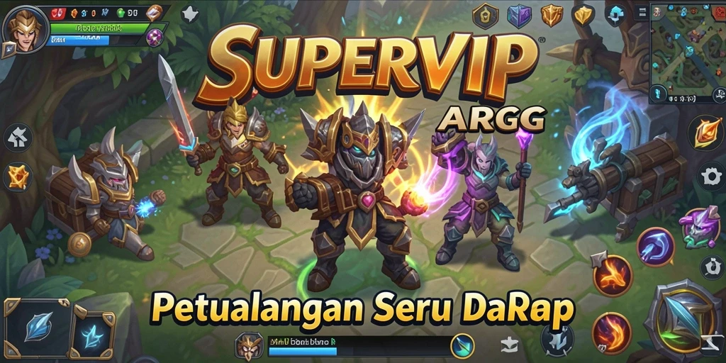 Tampilan gameplay yang mendebarkan dalam dunia ARPG yang menakjubkan.