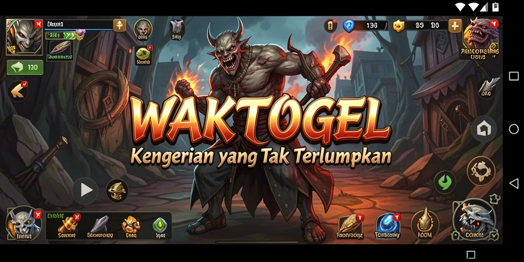 Gameplay WAKTOGEL yang menegangkan dan menyeramkan.