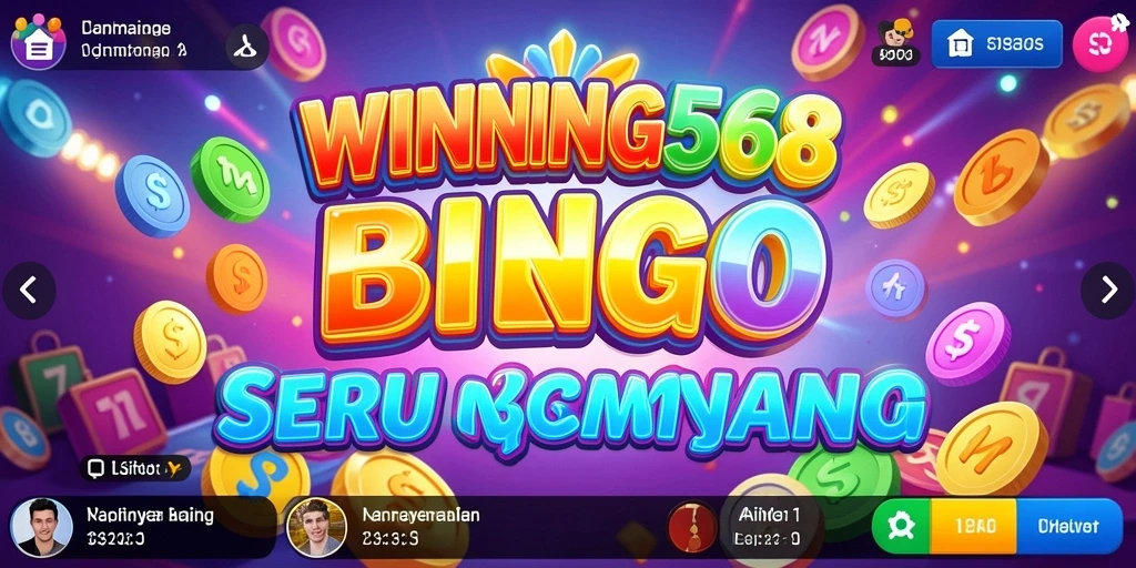 Tampilan permainan Bingo yang menarik dan interaktif di WINNING568.