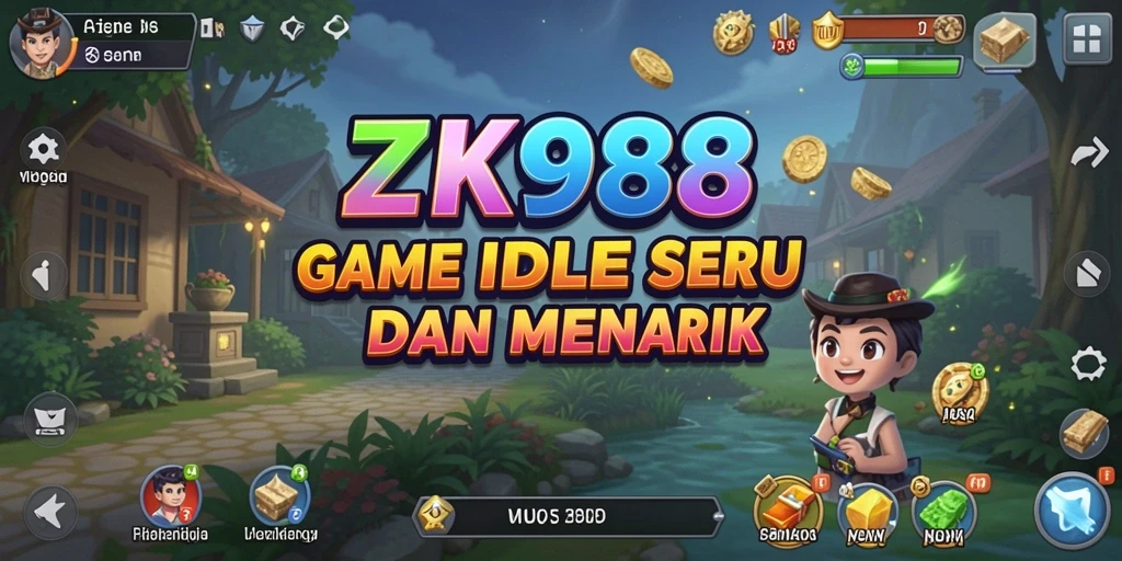 Gameplay menarik ZK988 yang menunjukkan kemajuan pemain dalam game Idle.